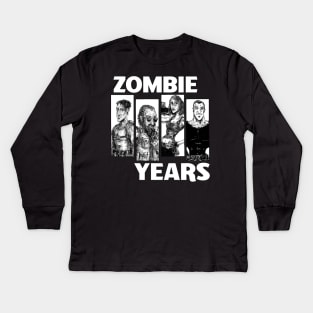 ZOMBIE YEARS - BARS Kids Long Sleeve T-Shirt